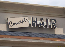 Concepts Hair Sign