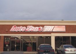 Auto Zone Sign