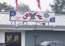 City Cafe Sign